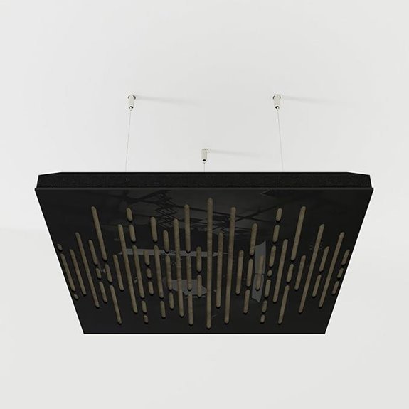 2 Pack Acoustic Diffusion Panels with Velvet Fabric