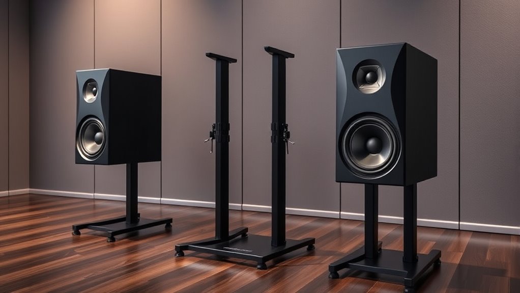 durable adjustable speaker stands