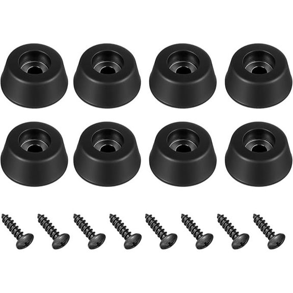 Heavy-Duty Rubber Feet for Speakers and Furniture