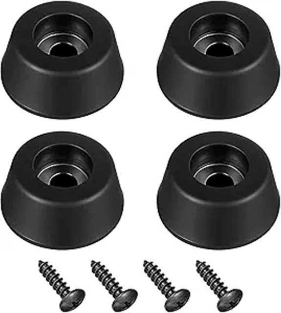 Heavy-Duty Rubber Feet for Speakers and Furniture