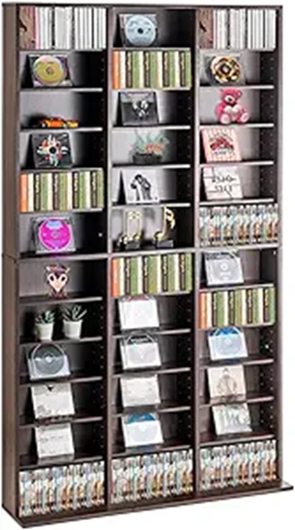 VEVOR Media Storage Cabinet for DVDs and CDs