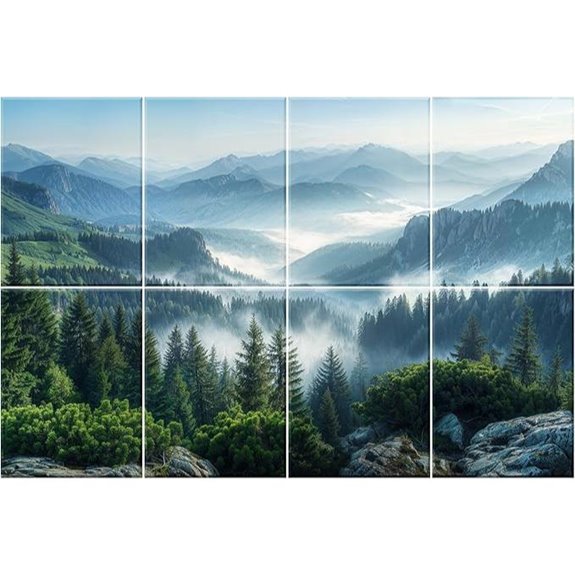 8 Pack Acoustic Wall Panels with Adhesive