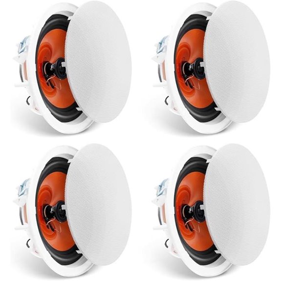 Vevor 4-Pack 8 In-Ceiling Wall Speakers System
