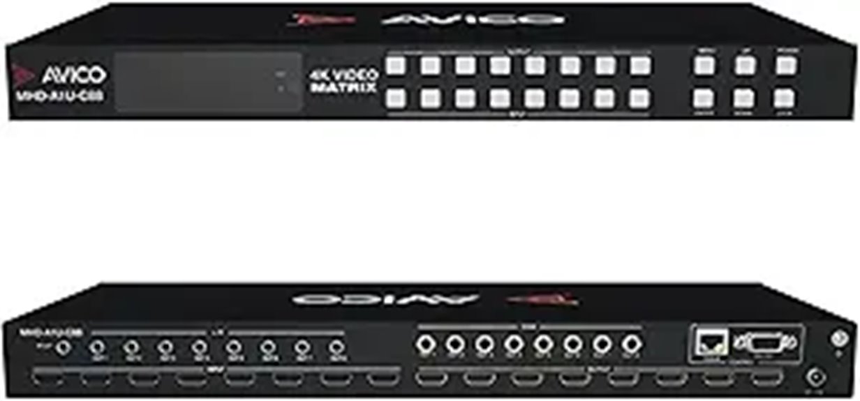 Avico 8x8 HDMI 2.0 Video Matrix Switcher