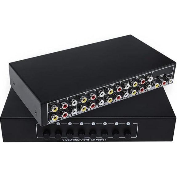 CHUNGHOP 8-Port AV Switcher Box for HDTV and Consoles
