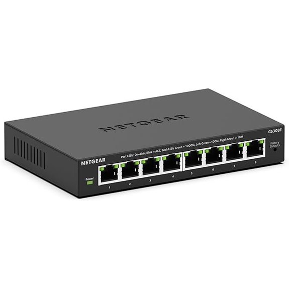 NETGEAR 8-Port Gigabit Ethernet Smart Managed Switch