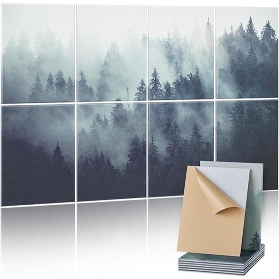 VEVOR 8 Pack Acoustic Wall Panels Soundproof Tiles