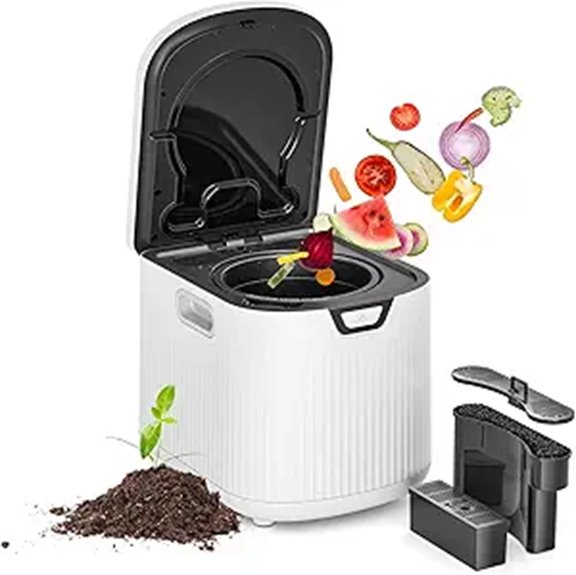 electric compost bin auto clean