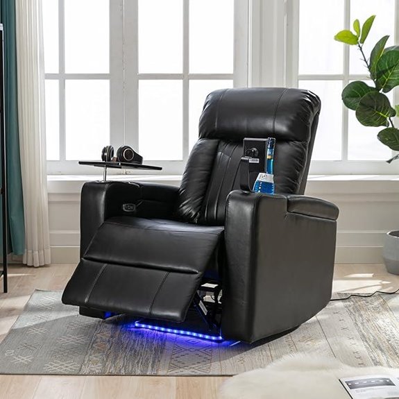 Merax Electric Recliner Chair with USB & Cup Holders
