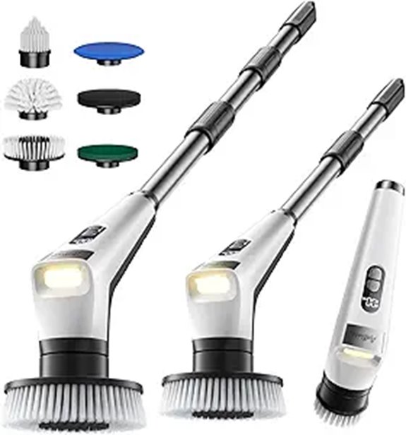 Antime Electric Spin Scrubber with LED Light