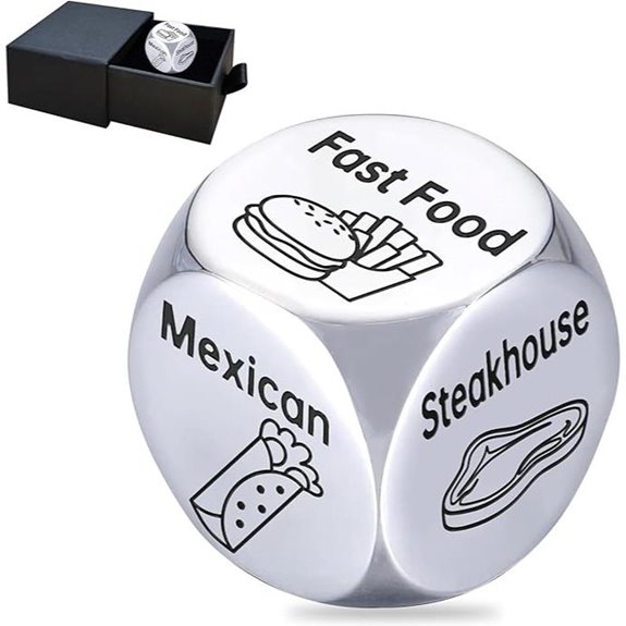 Dad Food Dice Gift for Couples and Family