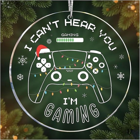 Gaming Ornaments for Christmas Tree and Gifts