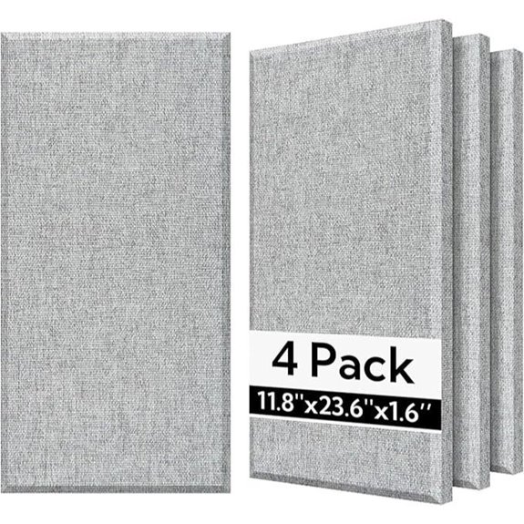 Olanglab Fiberglass Acoustic Wall Panels (4 Pack)