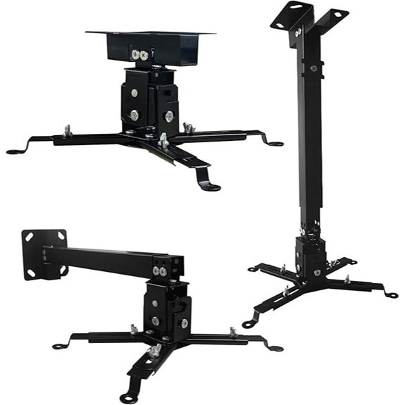 Adjustable Wall/Ceiling Projector Mount Bracket