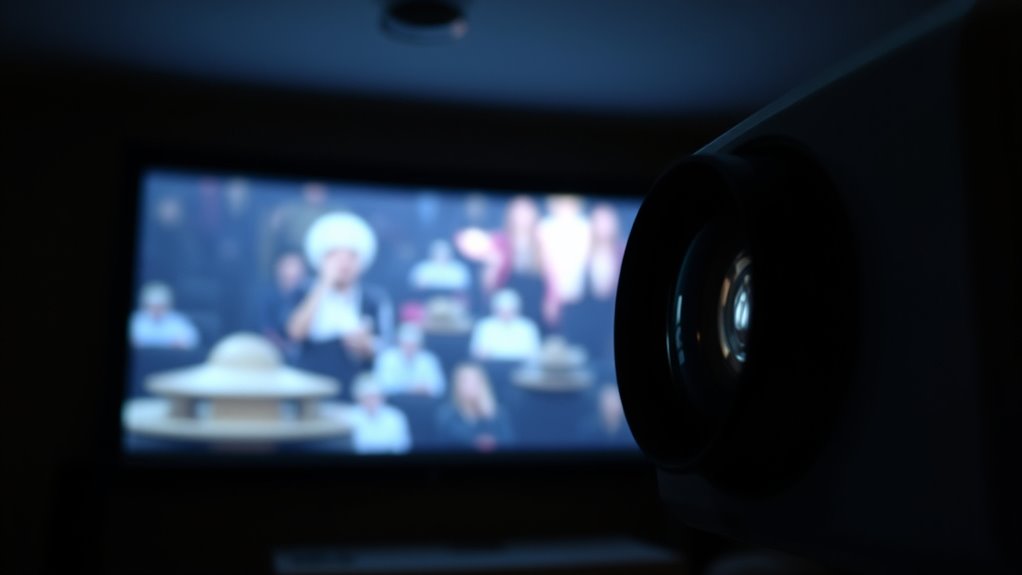 focus or reposition projector