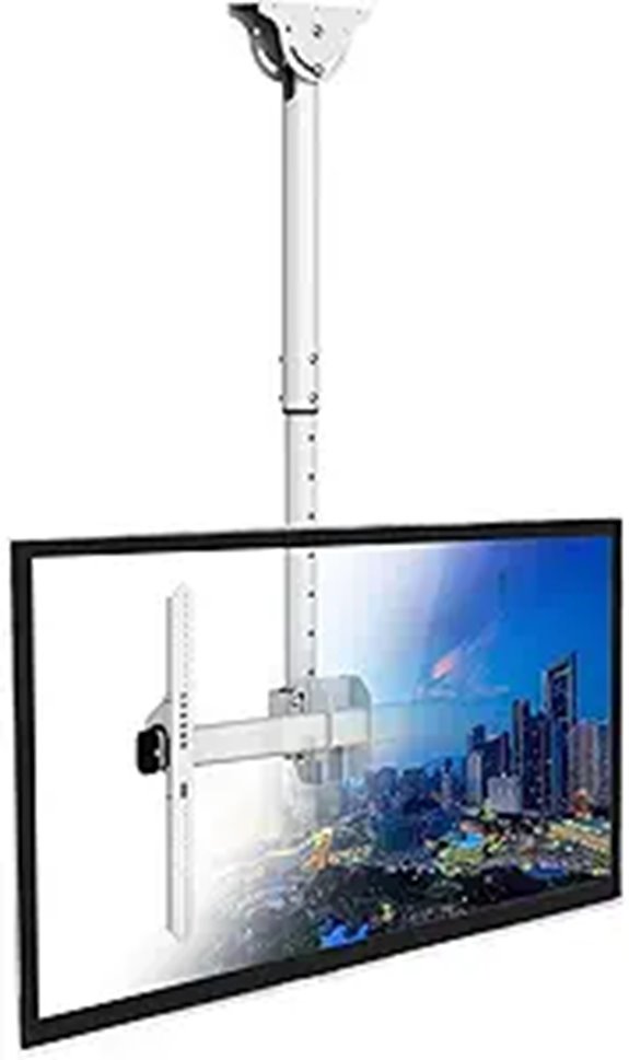 Mount-It! Adjustable Full Motion Ceiling TV Mount