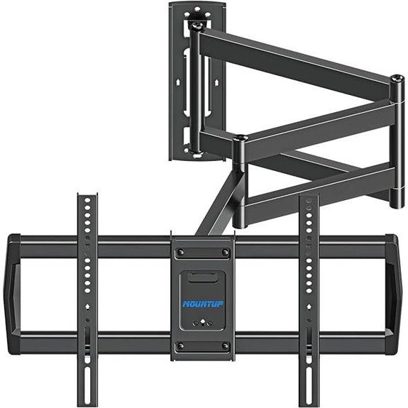 Mountup Full Motion Wall Mount for 42-75 Inch TVs