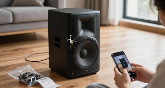 handle damaged speaker returns