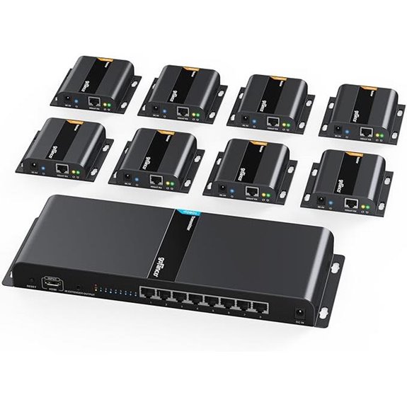 Gofanco 1080p 1x8 HDMI Extender Splitter over IP