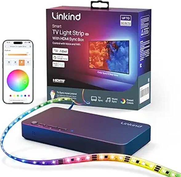 Linkind HDMI 2.0 Sync Box with App & Music Control