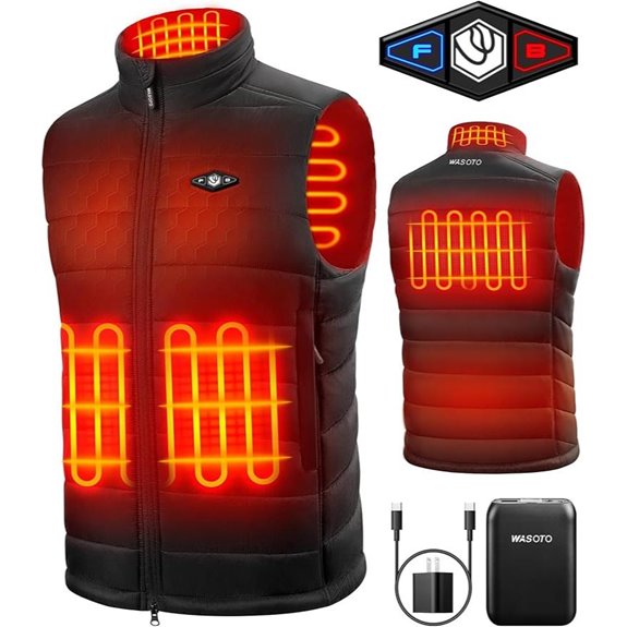 WASOTO Heated Vest with 9V Battery Pack