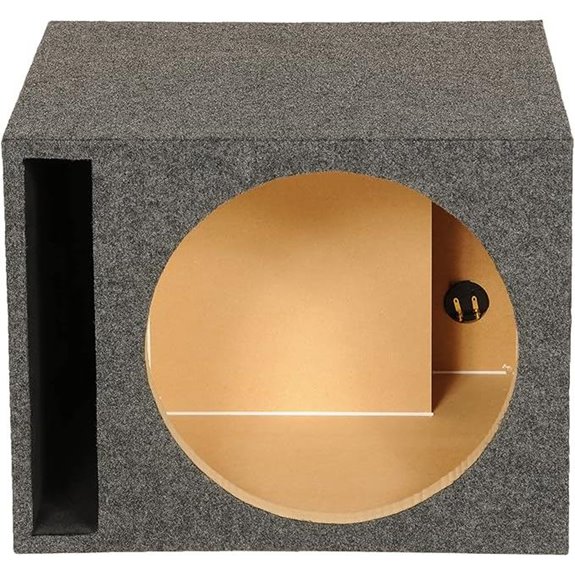 QPower 15 Heavy-Duty Car Subwoofer Enclosure