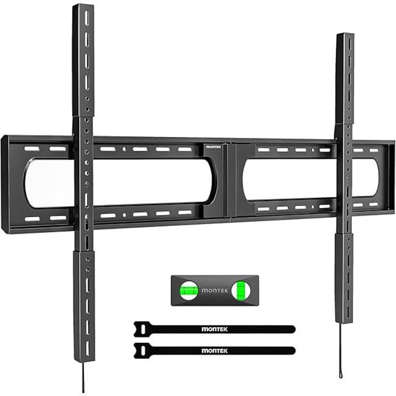 monTEK Heavy Duty TV Wall Mount for Large TVs