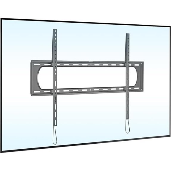 Mount-It! Heavy Duty Fixed TV Wall Mount (Up to 120)