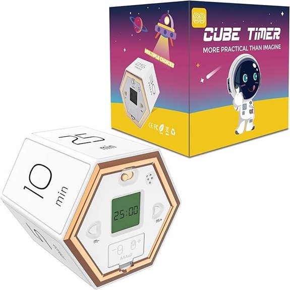 Hexagon Digital Kitchen Timer with Magnetic Suction