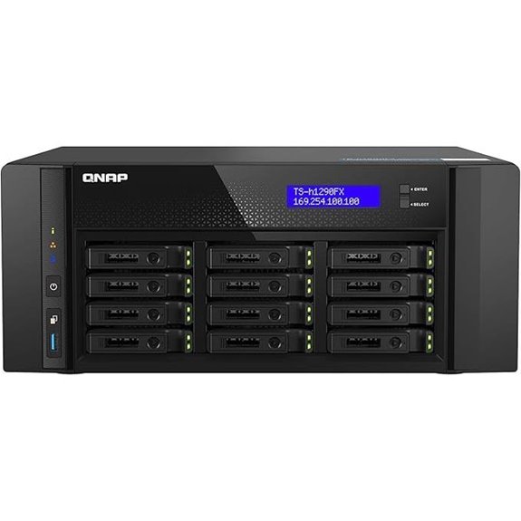 QNAP TS-h1290FX 12-Bay U.2 NVMe/SATA NAS