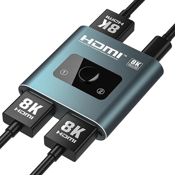 4K/8K HDMI Switch 2-in-1 Bidirectional Splitter