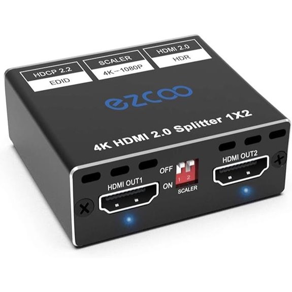 4K HDMI Splitter 1x2 HDR Dolby Vision for Gaming
