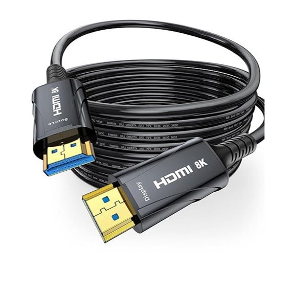 8K Fiber Optic HDMI Cable 75FT/22M