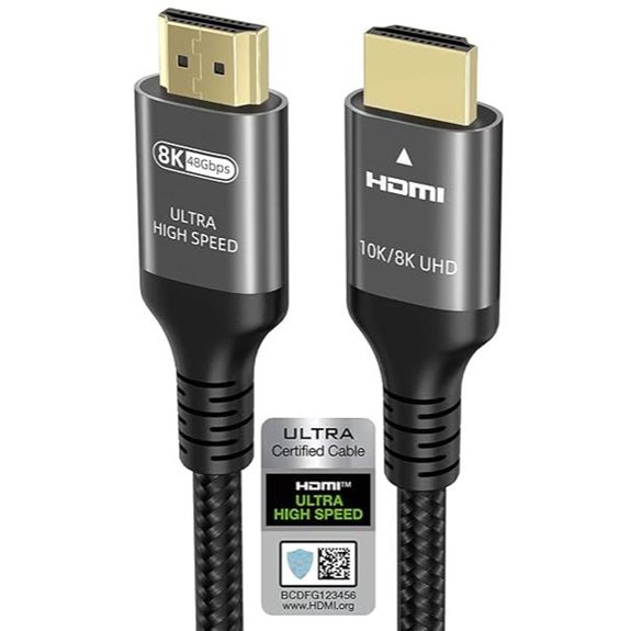 8K/4K HDMI Cable 48Gbps High-Speed HDR10+ Compatible