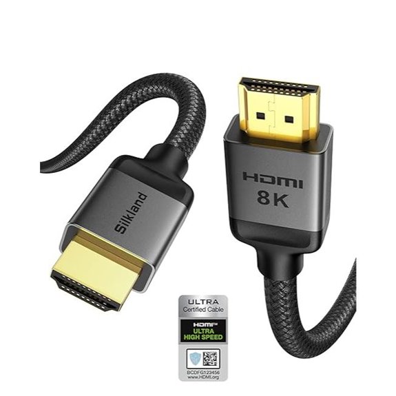 Silkland 25ft HDMI 2.1 Cable 8K/4K HDR eARC