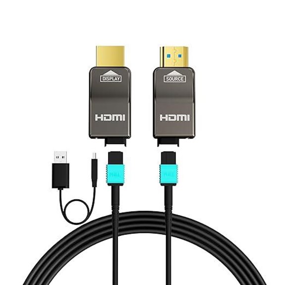 8K Fiber HDMI 2.1 Cable 100FT Ultra High Speed