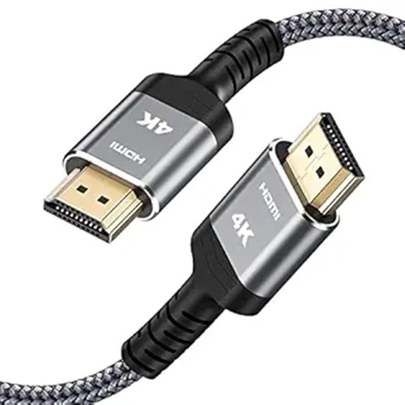 Highwings 4K 50FT HDMI Cable 18Gbps Braided