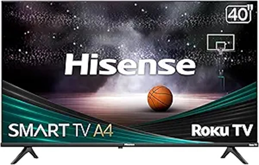 Hisense 40-Inch FHD Smart Roku TV with Alexa