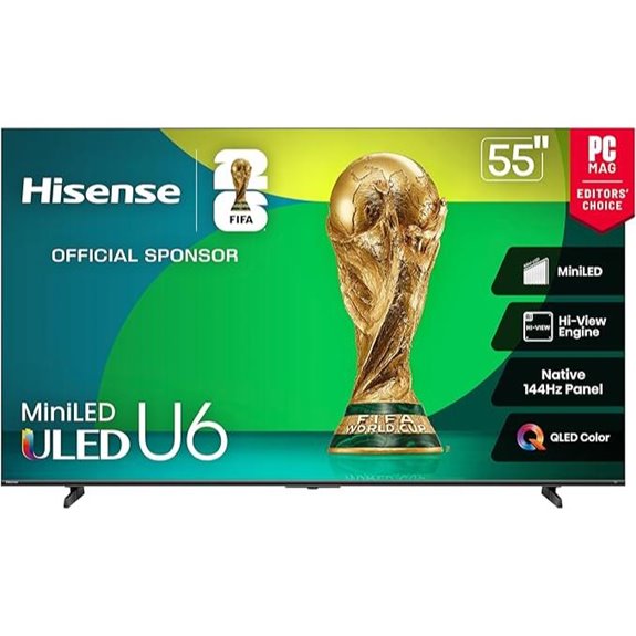 Hisense 55 U6 Series 4K UHD Smart Fire TV