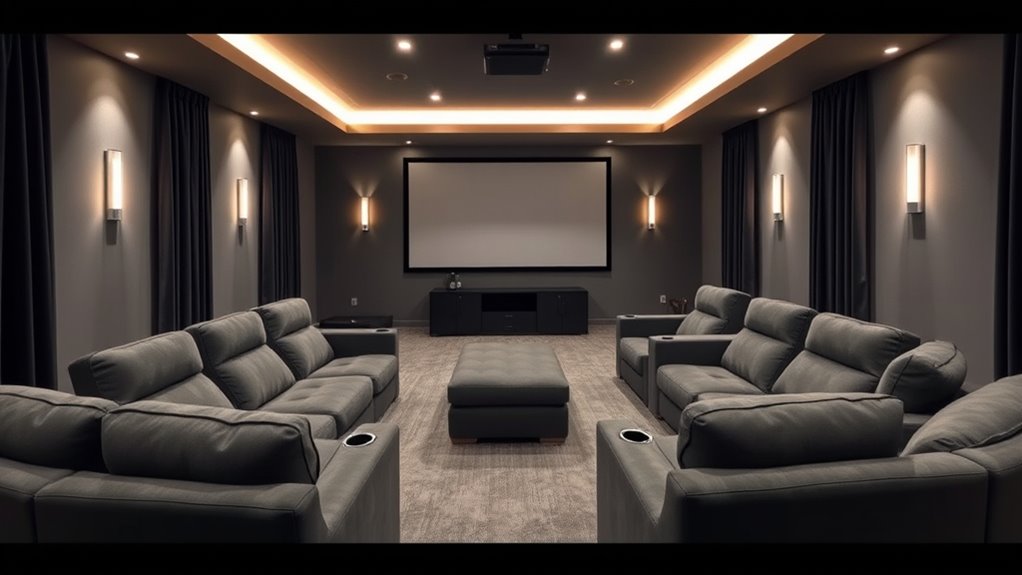 home theater sectional considerations