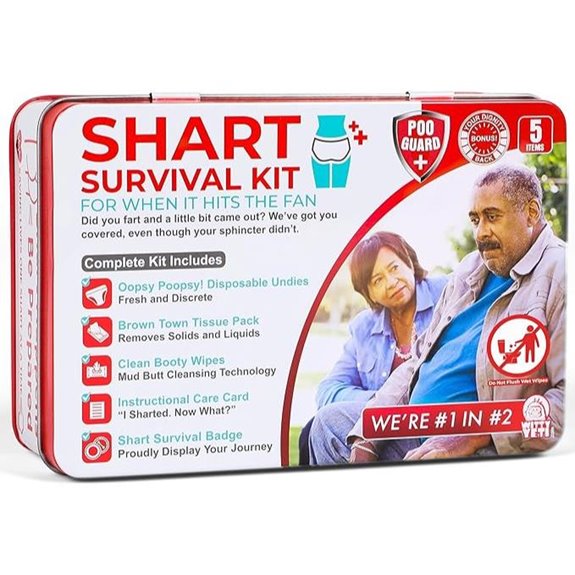 Funny Shart Survival Kit with Wipes & Tissues