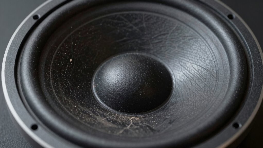 identify bass rattling object