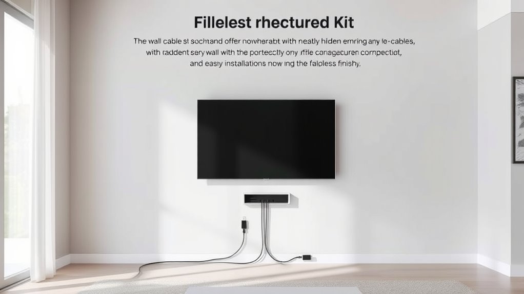 in wall cable concealment considerations