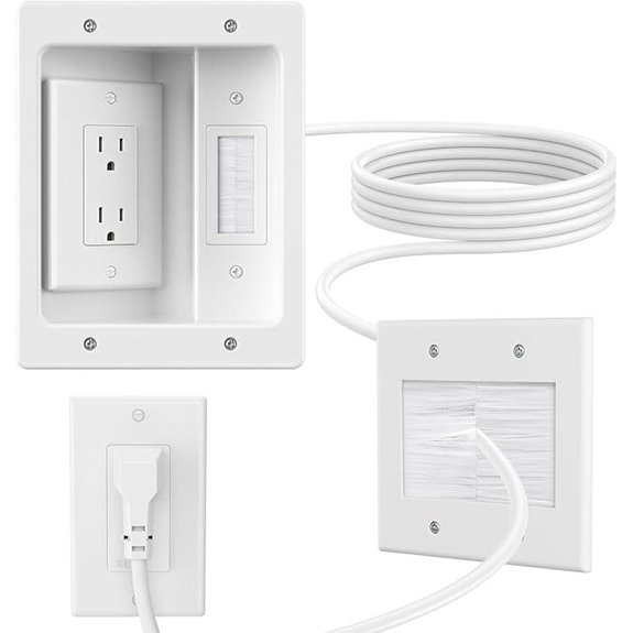 In-Wall Cable Concealer Kit for TV and Home Theater