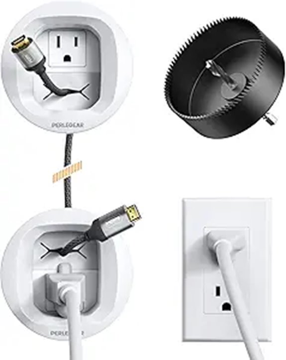 in wall cable management kit