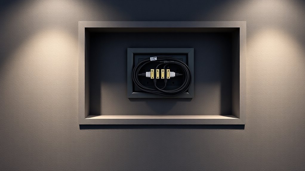 in wall power kit considerations