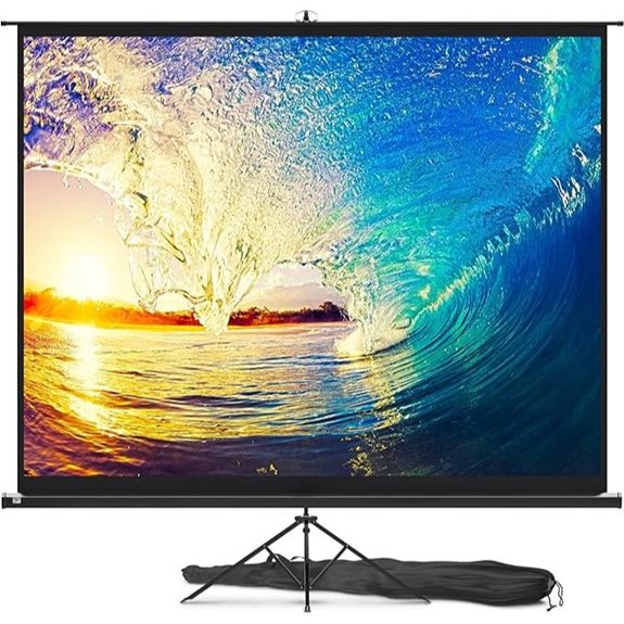 PropVue 120 Indoor/Outdoor Projection Screen with Stand