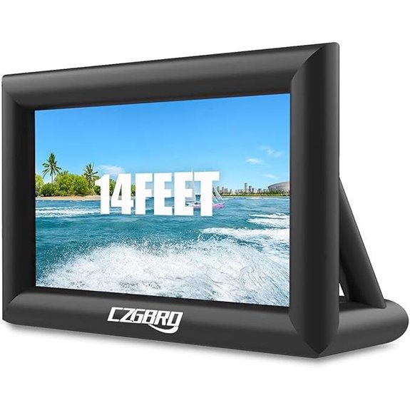 Inflatable 14FT Outdoor Movie Projector Screen with Air Blower
