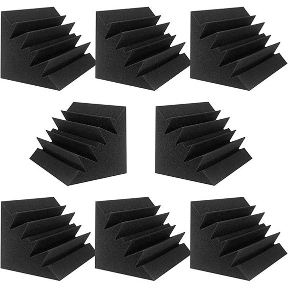 JBER 8 Pack Acoustic Foam Soundproof Wall Panels