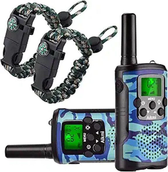 Kids Walkie Talkies 22 Channels Long Range Durable Toy